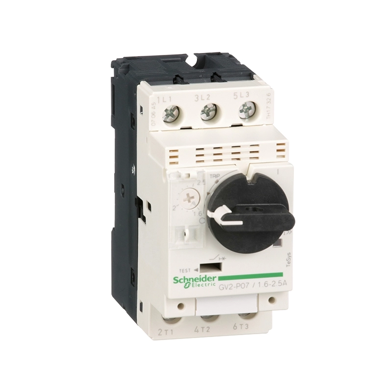 Guardamotor magnetotérmico TeSys GV2P tripolar de 1,6/2,5A 100kA